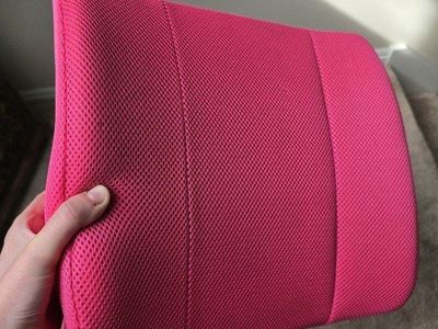 Hot Pink Lumbar Support Pillow