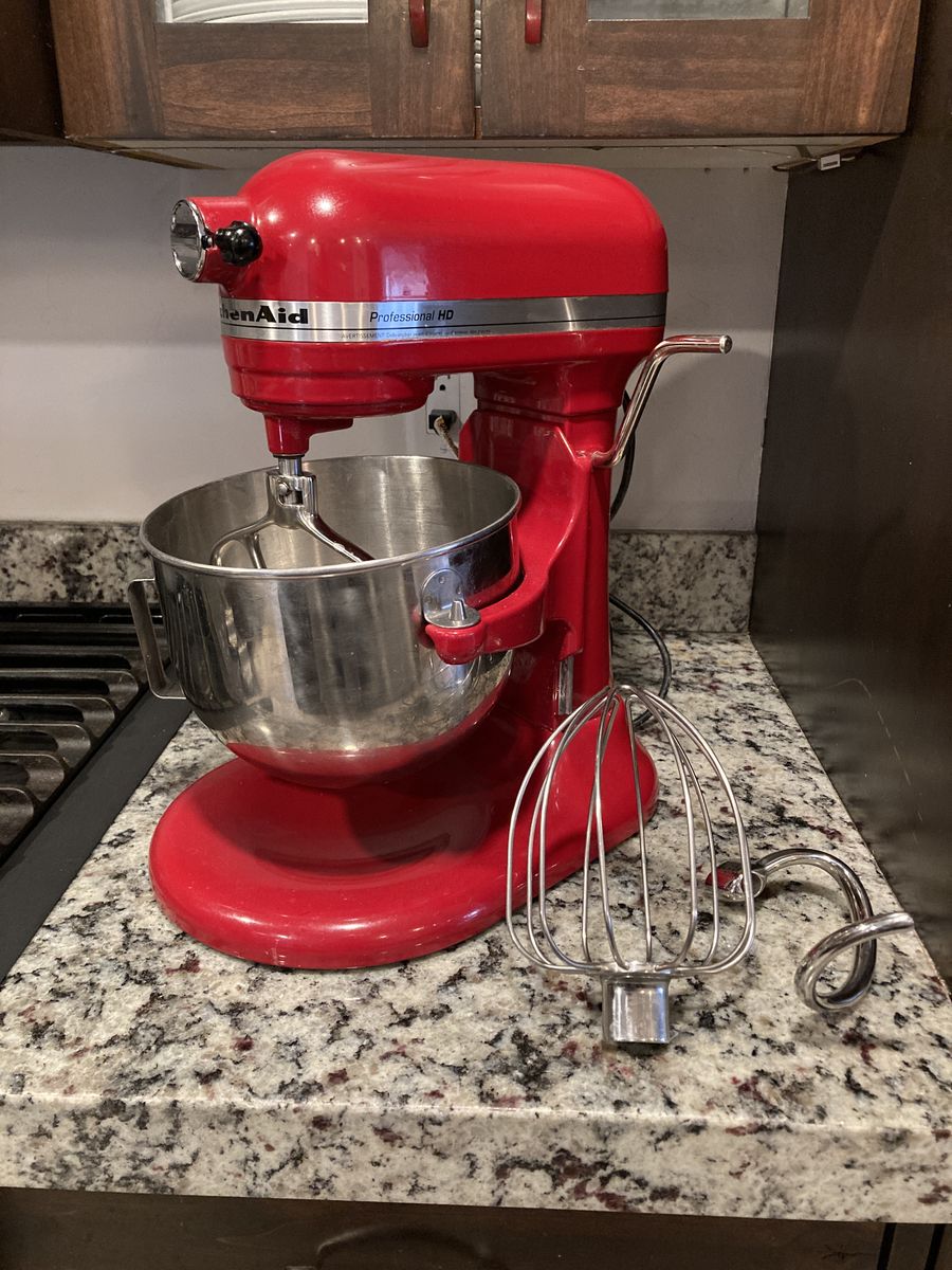 Kitchenaid Mixer - Professional HD 5 QT - Stainless Attachments