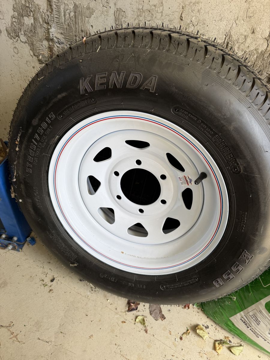 6 lug trailer tire and wheel