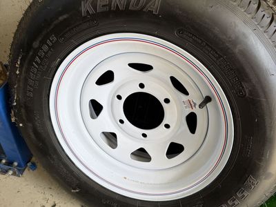 6 lug trailer tire and wheel