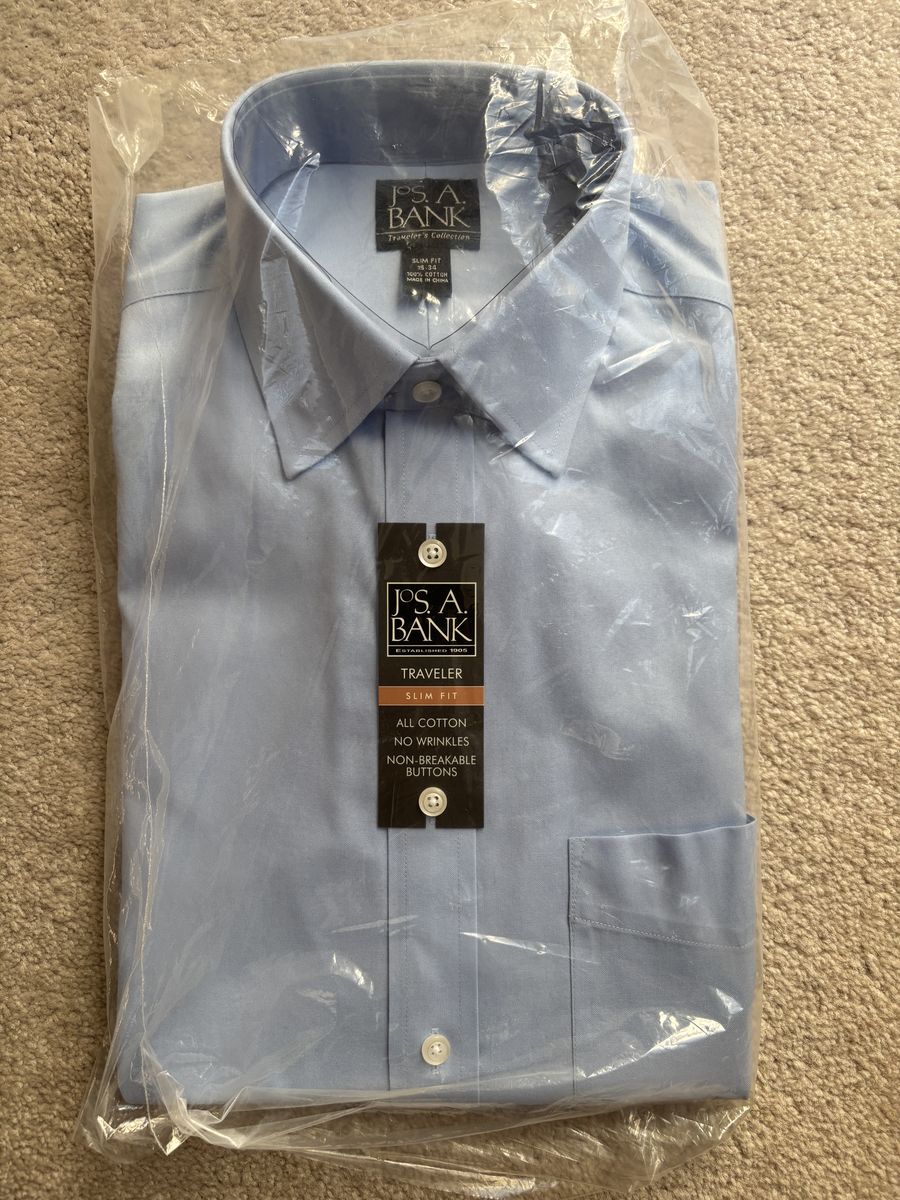 MEN's Dress Shirt/Jos A Bank Size 15-34