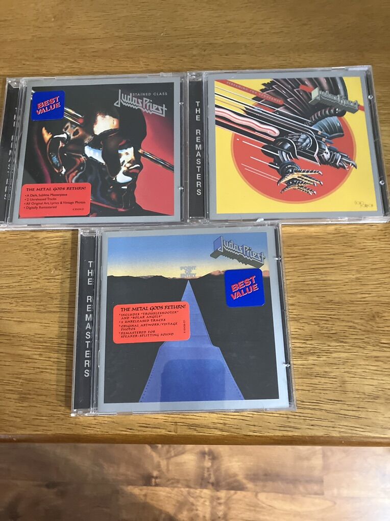 Set of 3 Judas Priest CDs