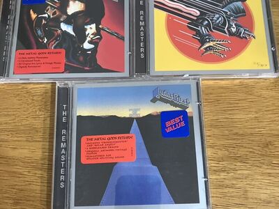 Set of 3 Judas Priest CDs