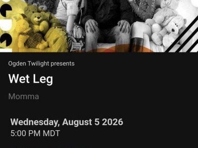 2 Tickets - Wet Leg with Momma at Ogden Amphitheater (Ogden, UT)