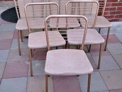6 Vintage Mid-Century Cosco "Fashionfold" Folding Chairs