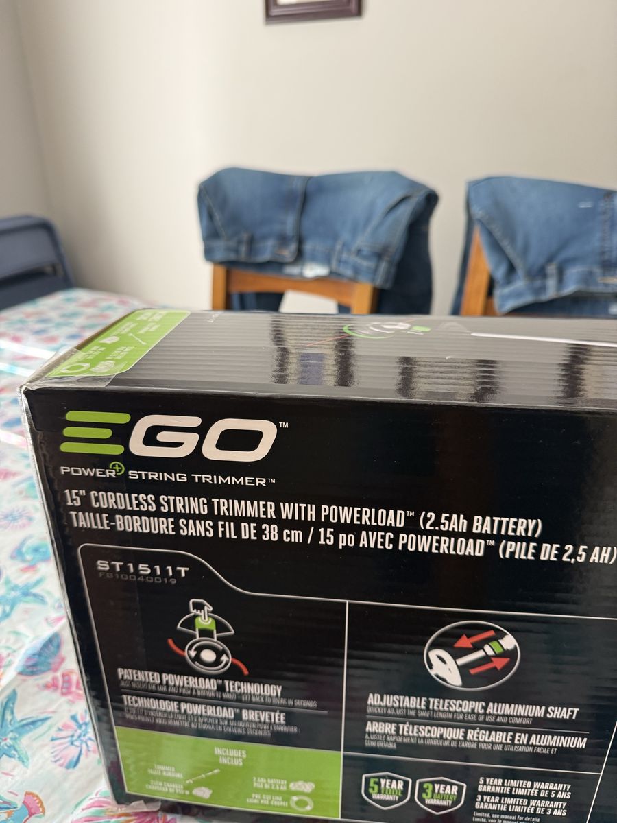 EGO Power+ ST1511T 15" Cordless String Trimmer with Powerload & 2.5Ah Battery