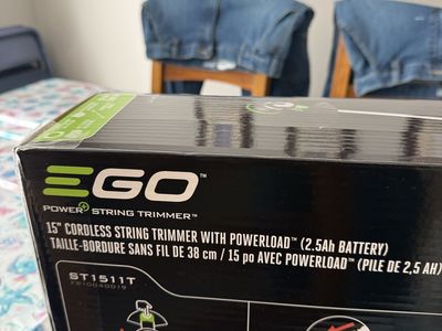 EGO Power+ ST1511T 15" Cordless String Trimmer with Powerload & 2.5Ah Battery