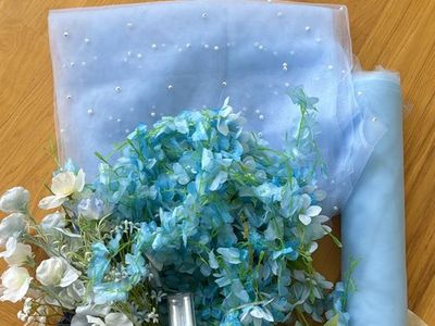 Wedding, reception, party table decoration set