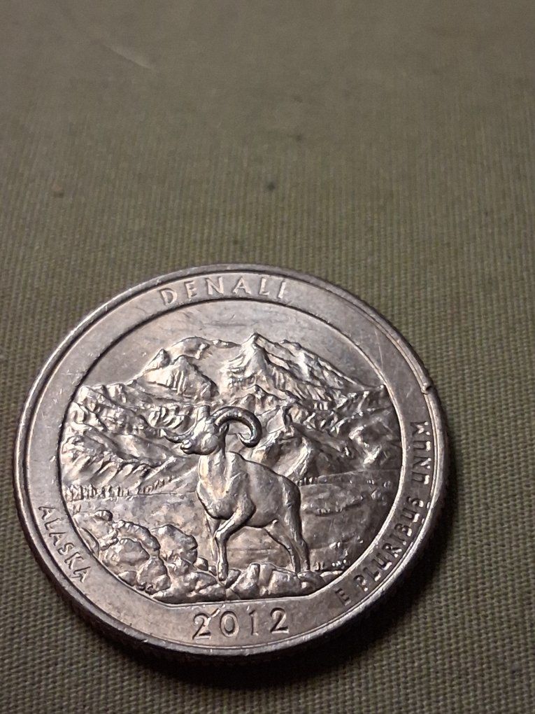 2012 Alaska Denali National Park Quarter - America the Beautiful Series Coin
