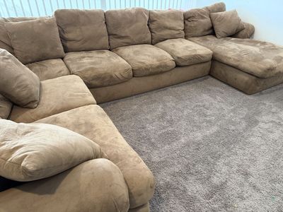Large Light Brown Sectional