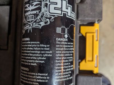 2 Valken 24 oz Paintball Airsoft Aluminum CO2 Tanks (empty)