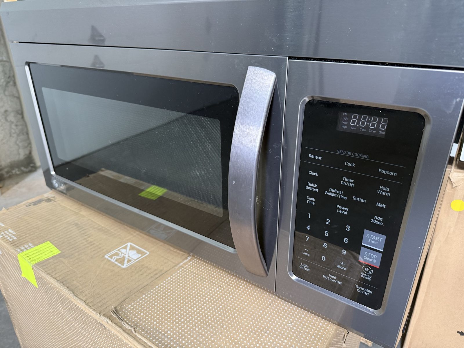 LG over range microwave black stainless steel(working great)
