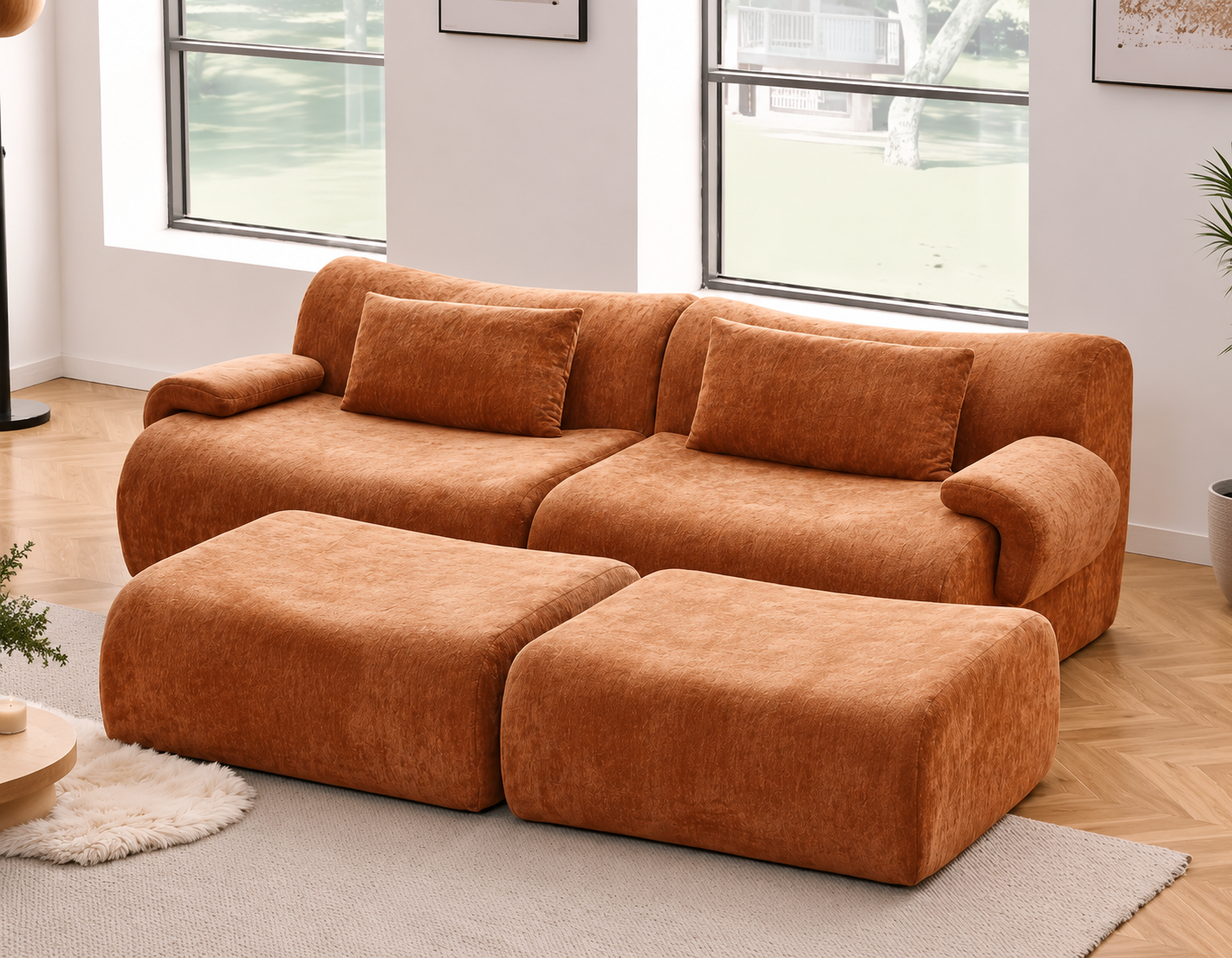 Orange Couch - Never Used