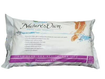 Nature's Own Potassium Water Softener Crystal Cubes 40 lbs. 20917 #95298