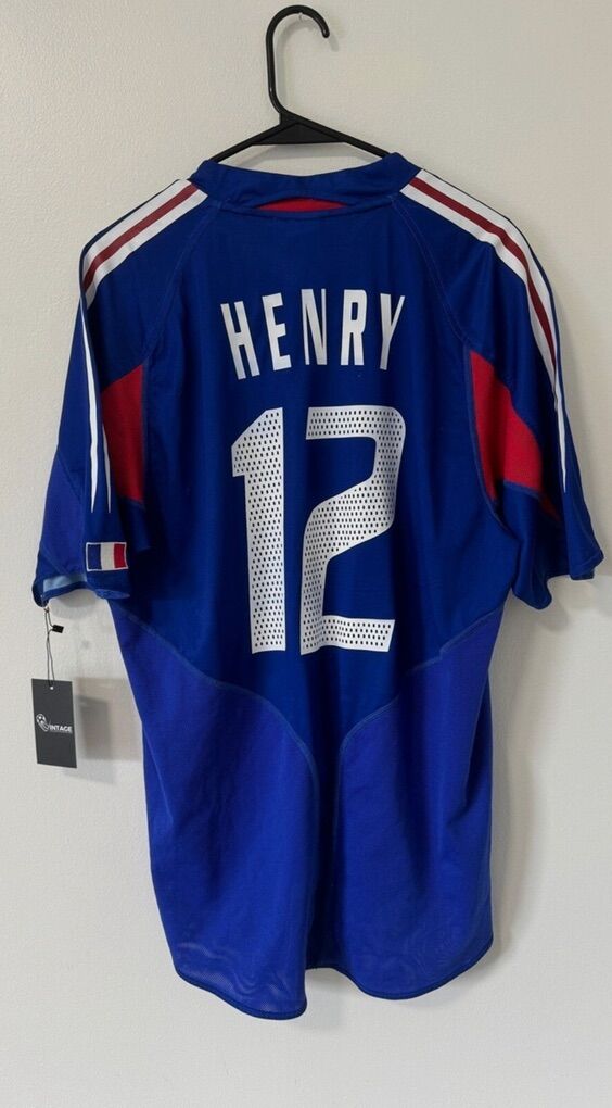 Thierry Henry #12 | L | France 2004 Home Jersey