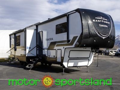 2026 Forest River Takoda 397TH Toy Hauler Garage Loft Rear Entertainment Outdoor Kitchen