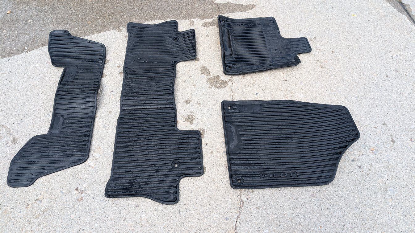 Floor Mat Set OEM Honda Pilot 2016 - 2022, All Weather