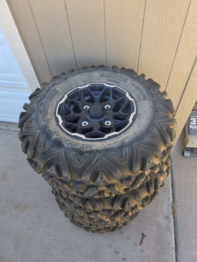 Kawasaki ridge wheels and tires