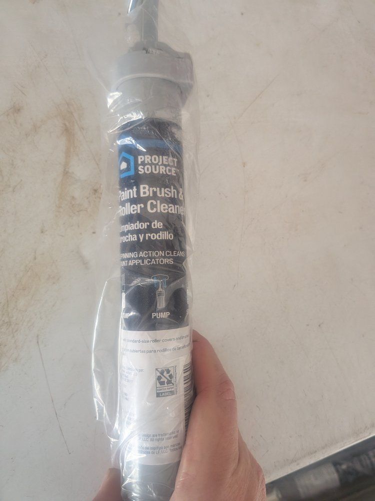 paint brush and roller spinner/cleaner
