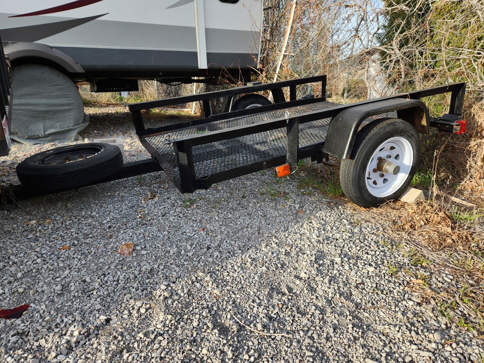 2 Dirt Bikes &  Trailer