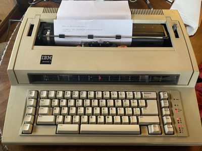 IBM Actionwriter 1 Electronic Typewriter - Vintage Word Processor, Fully Functional