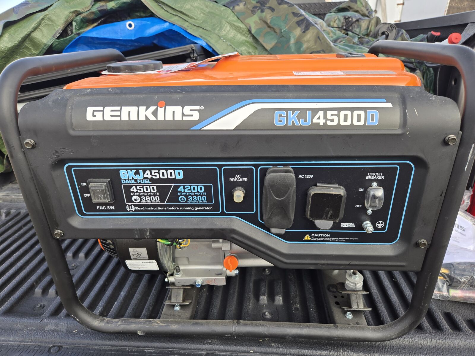 Brand new Genkins, 4500 watt generator.