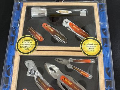 Sheffield 8-Piece Multi-Function Tool Kit - Limited Edition w/ Keepsake Box & Bonus Pouch