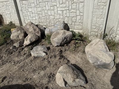 Free landscape boulder