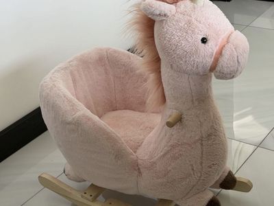Pottery Barn Horse Nursery Rocker