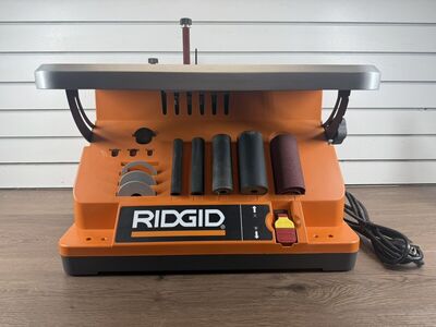 RIDGID EB44241 5 Amp Corded Oscillating Edge Belt/Spindle Sander #WCP035763