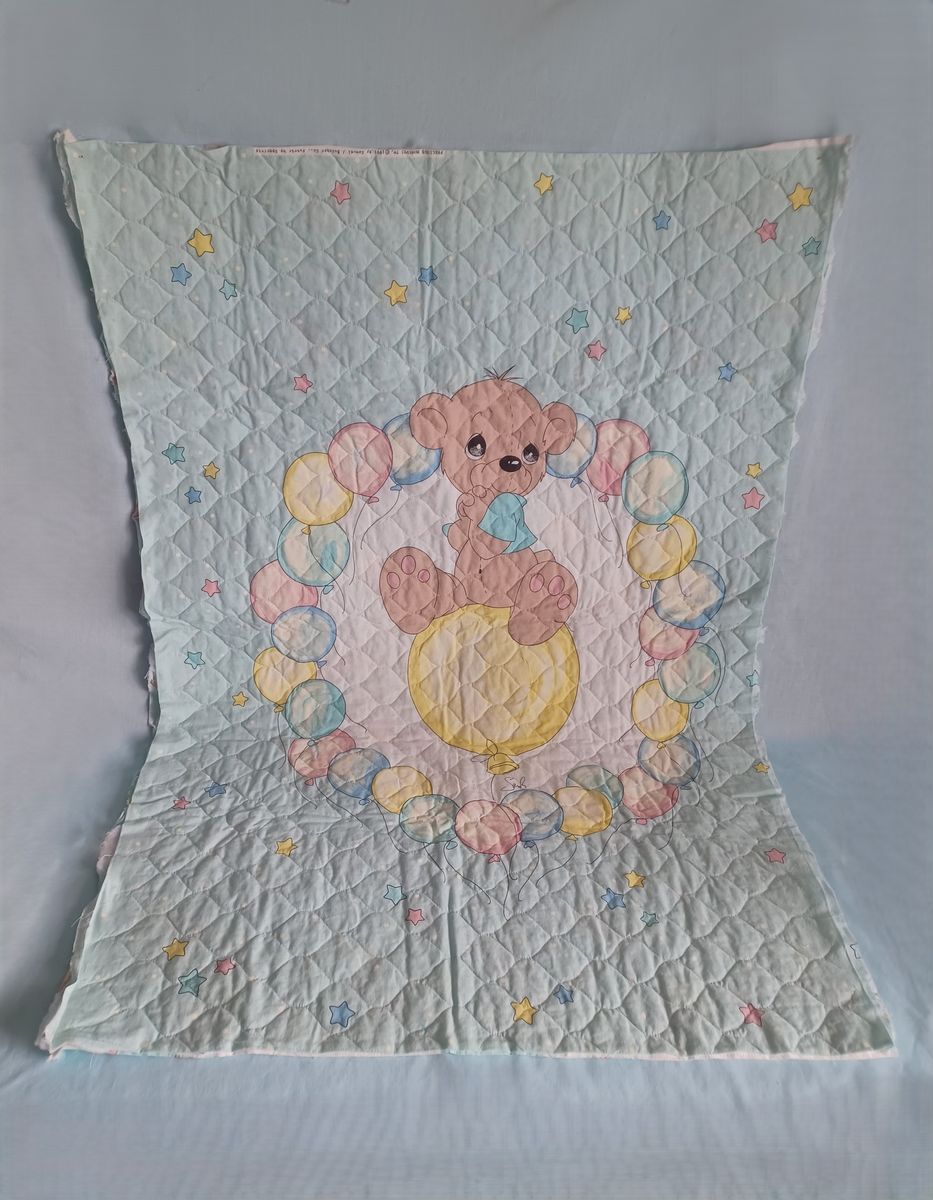 New! 'Precious Moments' Baby Quilted Blanket Fabric/Material