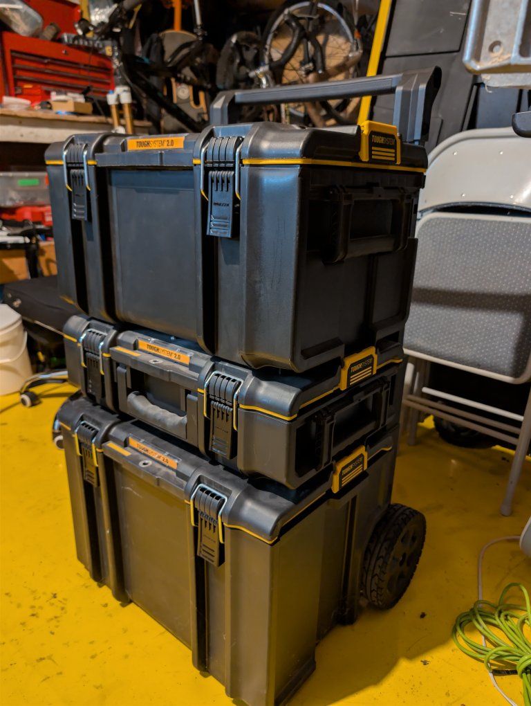 DeWalt ToughSystem 2.0 Rolling Tool Box Stack