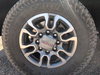 Wheels and tires included!!
4 Sailun Terramax AT2 LT275/70R18 Tire on GMC 18-Inch Alloy Wheel