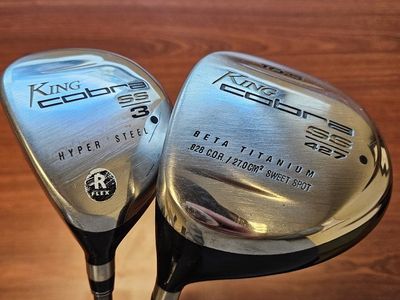 King Cobra SS 427 Driver 10.5° and 3 Wood - Left Handed - with Regular Shaft and Club Glove Covers