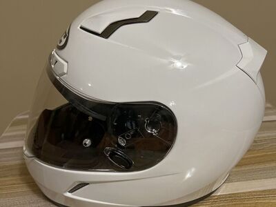 Full Face Helmet White Medium HJC Cl-17