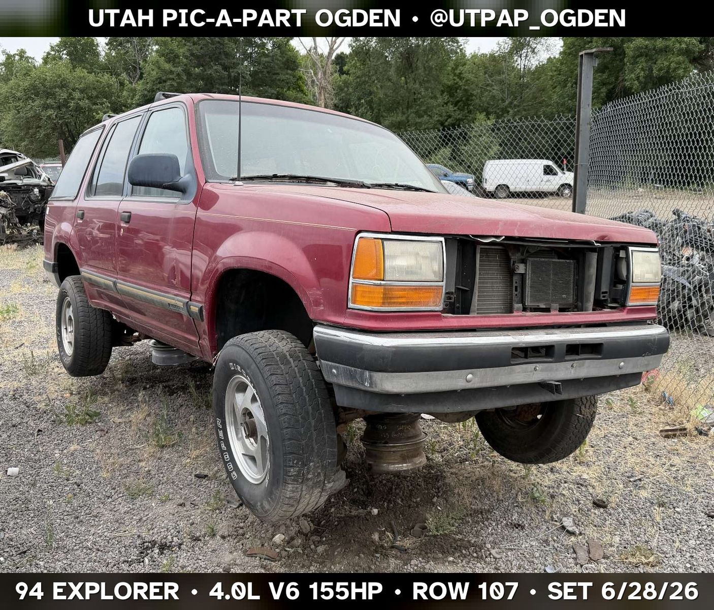 1994 Ford Explorer Parts - UTPAP Ogden