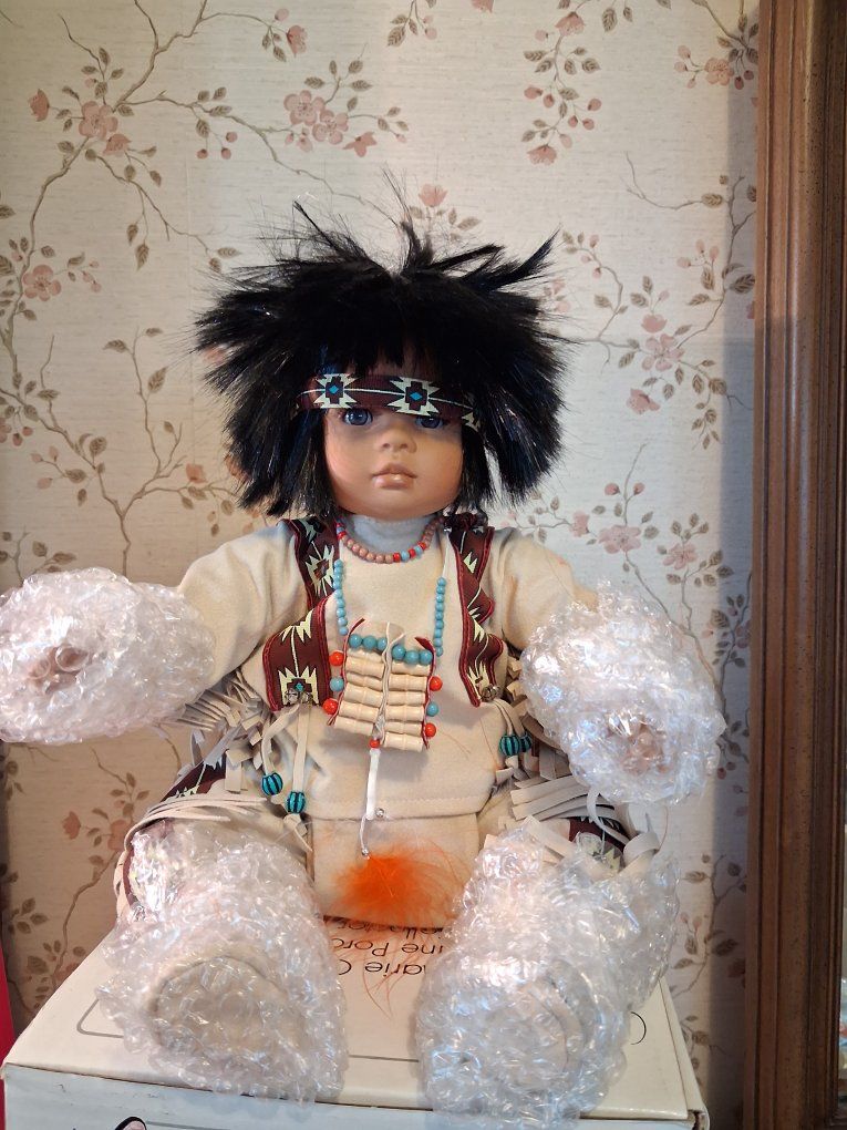Marie Osmond Collectible Doll Mato Toddler Series #0244/2500 COA