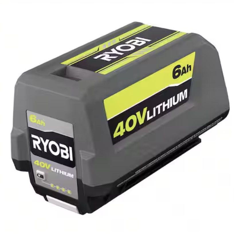 RYOBI 40V Lithium-Ion 6.0 Ah High Capacity Battery