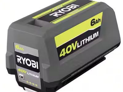 RYOBI 40V Lithium-Ion 6.0 Ah High Capacity Battery