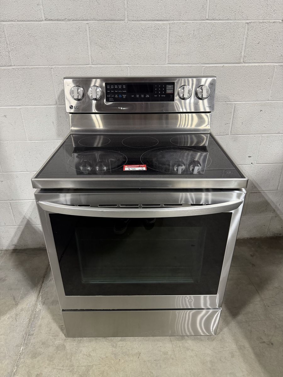 LG 30" Stainless Steel Electric Range with Self-Cleaning Oven and Smoothtop Cooktop