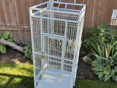 Bird Cage with Play Top