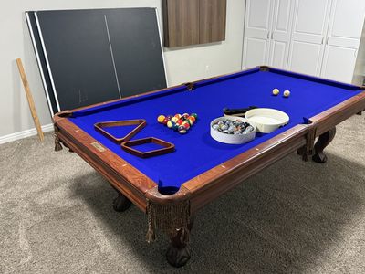 Presidential Billiards 8’ Pool Table + Ping-Pong Top