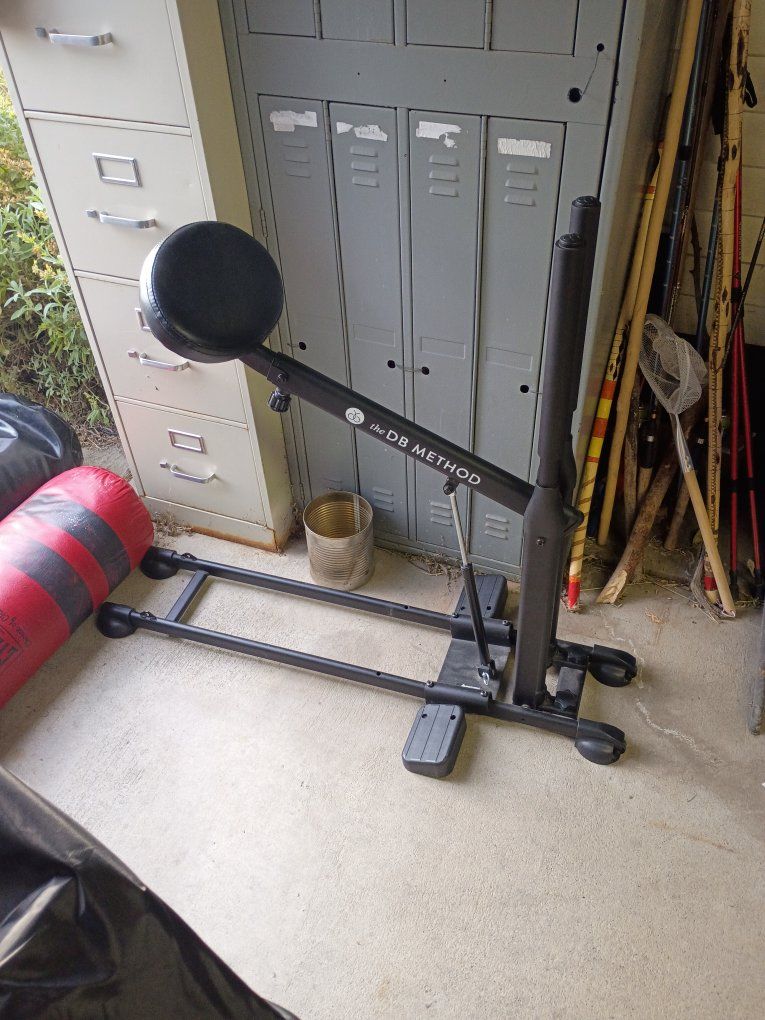The DB Method Squat Machine Home Exercise Fitness Equipment - Black, Good Condition