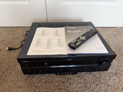 Yamaha Natural Sound RX-V620 AV Receiver with Remote and Owner's Manual