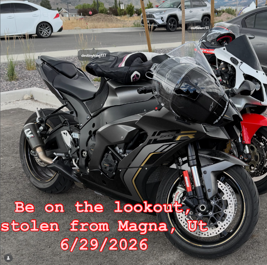 ***STOLEN: BE ON THE LOOKOUT: 2023 KAWASAKI ZX10R***