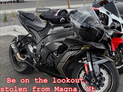 ***STOLEN: BE ON THE LOOKOUT: 2023 KAWASAKI ZX10R***