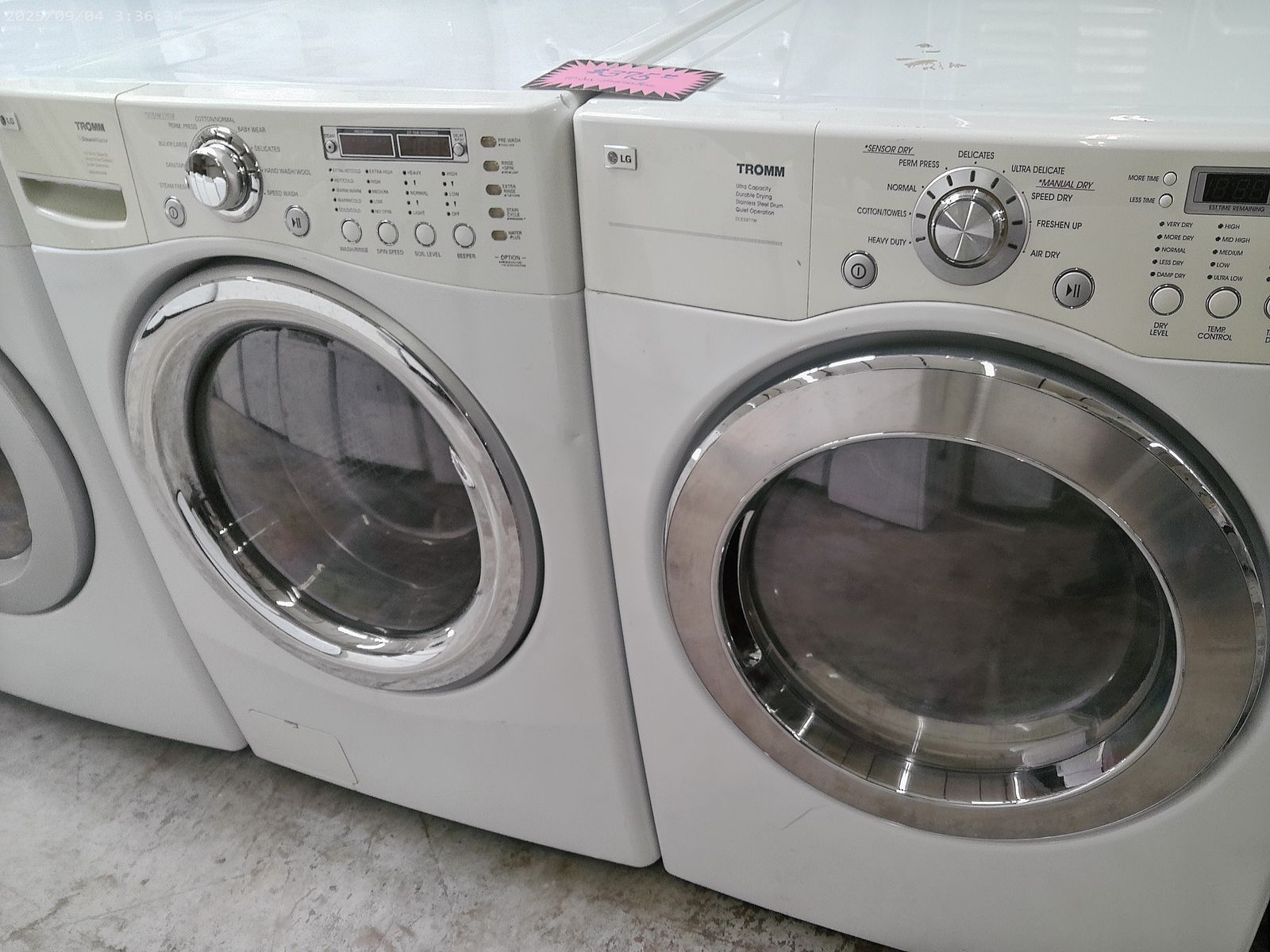 Heavy Duty Front Load Washer and Electric Dryer~90 Day Guarantee