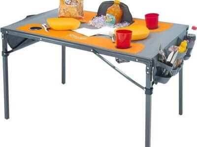 Portable Outdoor Folding Table w/ Built in Cooler