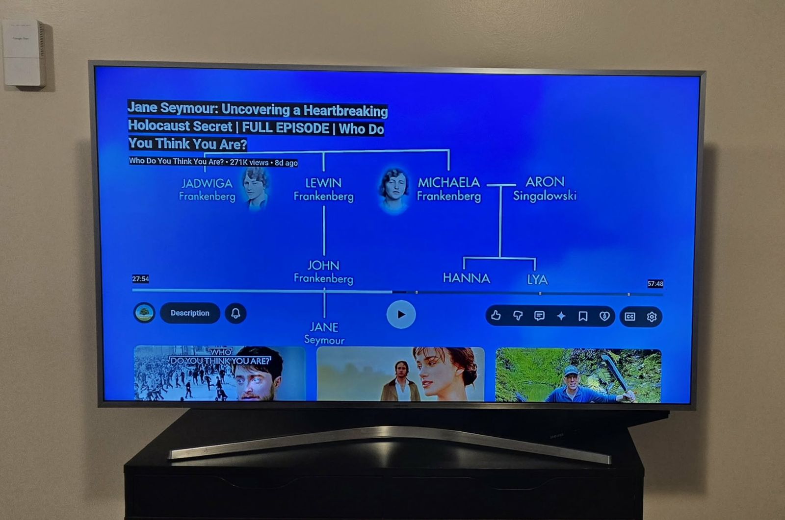 Samsung 55" 4K Smart TV – Works Great – Minor Screen Damage