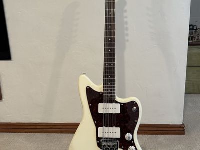 Squier Paranormal Jazzmaster XII 12-String Electric Guitar - Olympic White